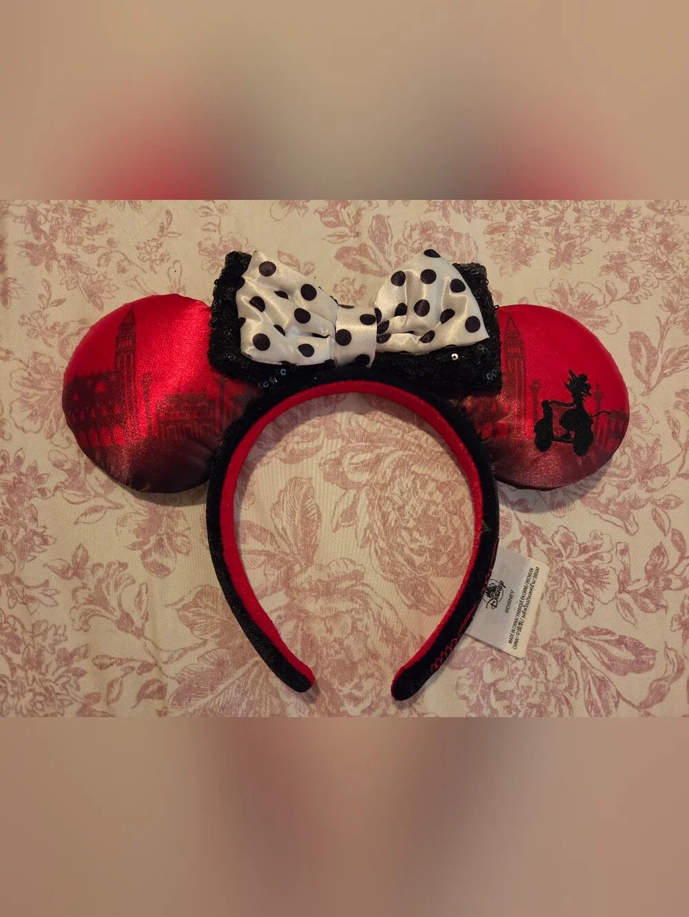 Disney Parks Minnie Mouse Ears From Epcot (Italy)